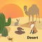 Desert Eco style life forest Wildlife. Forest