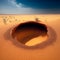 Desert Enigma: Unveiling the Hole in the Sand Picture