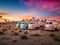 Desert Expedition: Vintage Hippie Vans in Dreamy Pastel Hues