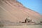 Desert at Flaming mountains by Turpan, Xinjiang, China