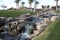 Desert Golf Course Waterfall