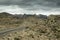 Desert Highway in Monsoon Storm