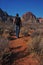 Desert hiker