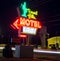 Desert Hills Motel, Neon Sign. Route 66.