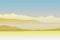 Desert hills sand flat landscape/