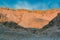 Desert hillside with stones in the Valley of the Kings in Egypt