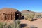 Desert hut in mohave desert Grand Canyon