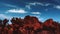 Desert Joshua Tree Red Rock Boulders time lapse