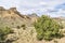 Desert landscape of Book Cliffs in eastern Utah