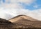 The desert landscape Costa Calma on Fuerteventura.