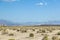 Desert landscape in the death valley