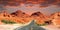 Desert Landscape - Mars landscape - Valley of Fire