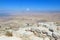 desert landscape in the middle east in summer without people