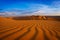 Desert landscape near Merzouga, small village in Morocco, known for its proximity to Erg Chebbi, tourists visiting Morocco,