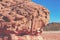 Desert landscape. Sandstone rock in Timna Park, Israel