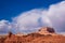 Desert landscape showing eroded rock formations and hoodoos in Utah.