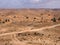 Desert landscape in Tunisia