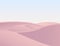 Desert landscape vector background. Natural sand dunes in sunset wallpaper with explorer. Eps10 vector illustration