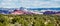 Desert landscapes utah with sandy mountains