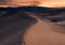 Desert in Mesquite Flat, Death Valley National Park, USA.