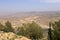 Desert mountain landscape (aerial view), Jordan, Middle East