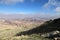 Desert mountain landscape (aerial view), Jordan, Middle East