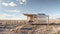 Desert Nomad: Tiny House Embraces Adventure & Solar Power, generative ai