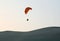 Desert paragliding