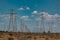 Desert Power Line Stanchions 1