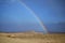 Desert Rainbow in Mitzpe Ramon, Negev desert, crater, in Israel, Near East