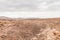 Desert, red mountains, rocks and cloudy sky. Egypt, color canyon