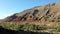 Desert Redrock Scenery with Riparian Habitat Along the Virgin River