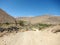 Desert road landscape