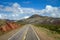 Desert road in north Argentina quebrada