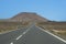 Desert road through sandstone Valley of Fire State Park