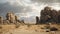 Desert Rocks: Majestic Boulders In A Picturesque Open Terrain