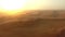 Desert, sand dune and dust for sunrise freedom travel, Saudi Arabia and safari adventure. Landscape, drought and summer