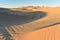 Desert sand dunes at Imperial Sand Dunes, California, USA