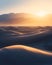 Desert sand dunes at sunset in the Sahara desert, Morocco