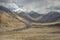 Desert and sand mountain view Ladakh ,India.