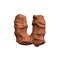 Desert sandstone letter U - Small 3d red rock font - Suitable for Arizona, geology or desert related subjects