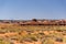 Desert scrub, Mesa`s and Buttes Monument Valley Arizona