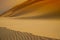 Desert. silhouettes dunes