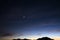 Desert sky at nightfall