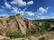 Desert slopes of the Romantsevsky mountains.