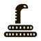 Desert Snake Icon Vector Glyph Illustration