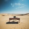 Desert Solitude: Remote Office Oasis Amidst Tranquil Sandscapes