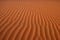 Desert structure, the surface of the red dune with sand waves. Namib.