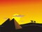 Desert sunset Egypt