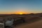 Desert tents at a luxury camp site at Erg Chebbi in the Moroccan Sahara.